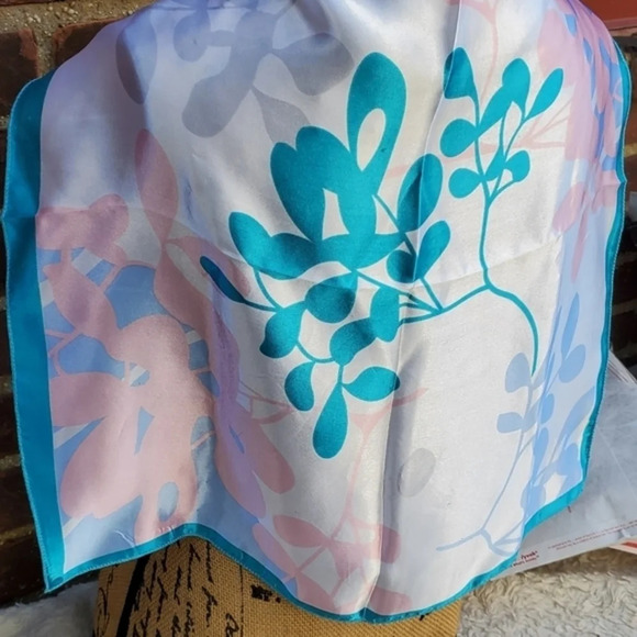 Vintage‎ pastel abstract scarf - Picture 3 of 6